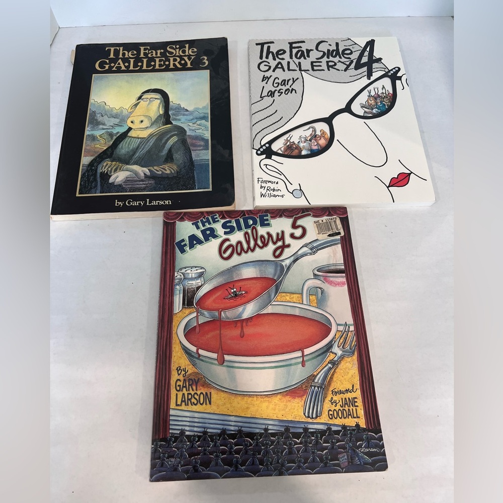 The Far Side Gallery Books by Gary Larson Volumes 3, 4, 5 Set of 3